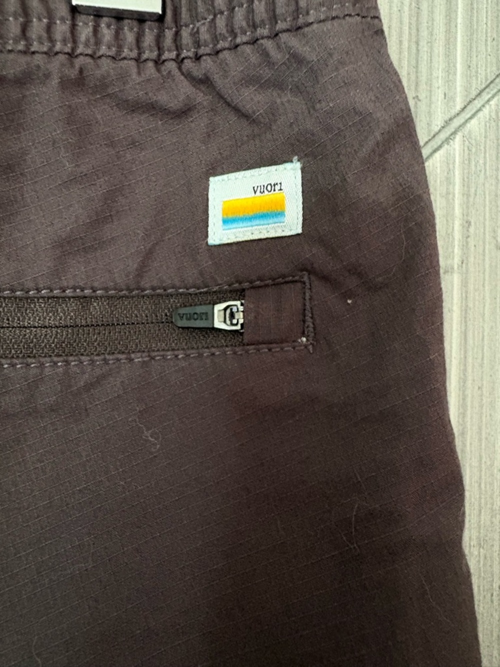 Vuori Women's Ripstop Pants Burgundy Purple Chestnut Size Small Style V412 - Picture 10 of 14